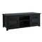 Merrick Lane Galena Traditional Full Glass Door 65" TV Stand for up to 80" TVs